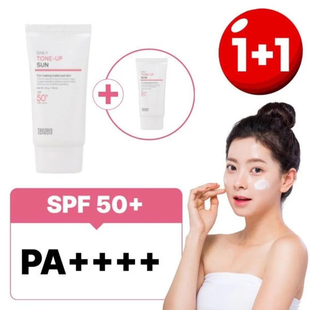 TENZERO Tone-Up Sunscreen Mineral Sunscreen SPF 50+ PA++++