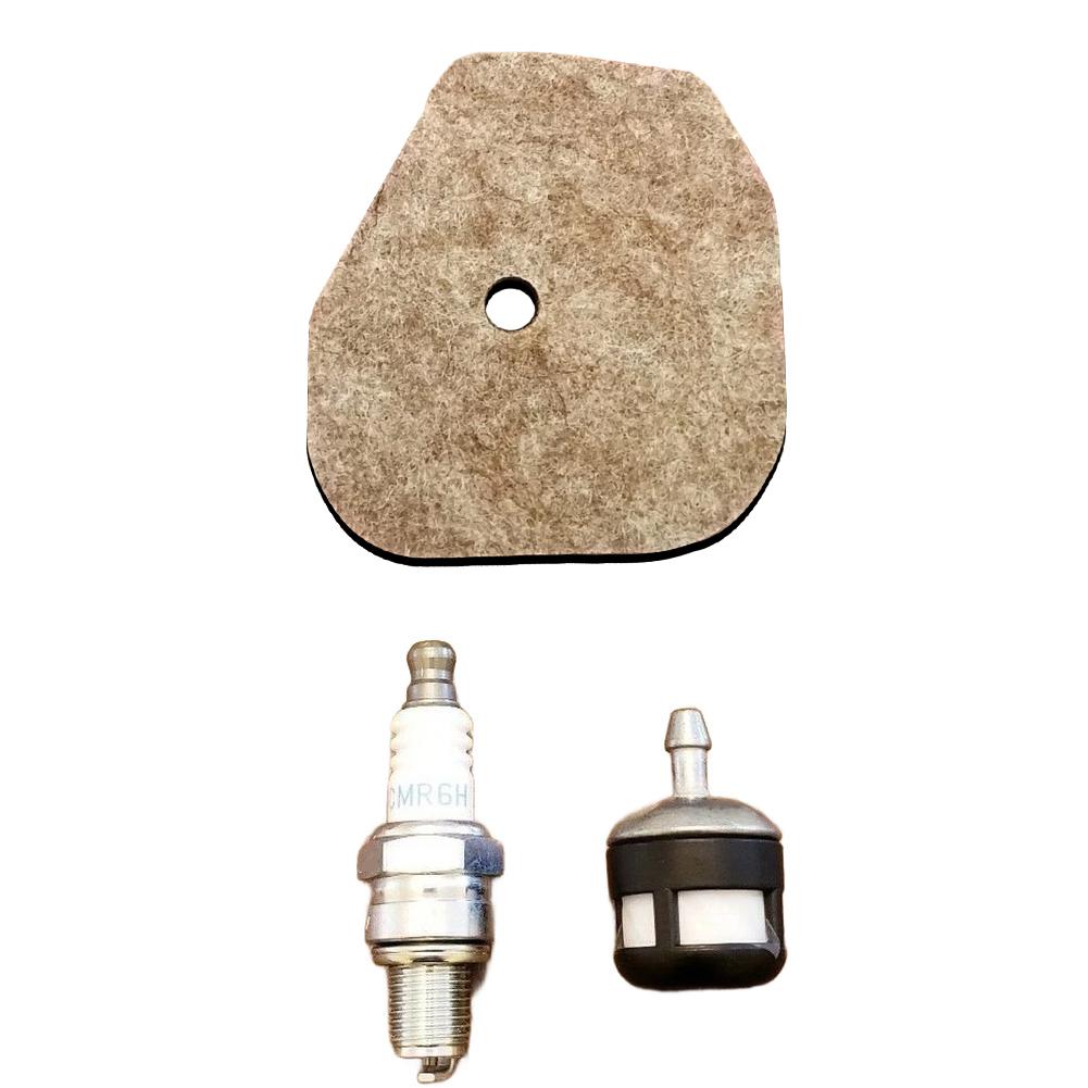 TuneUp Kit for HS46 and For HS56 with Air Filter Fuel Filter and Spark 42421201800 Compatible Replacement Parts