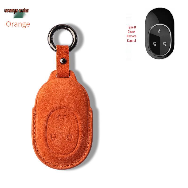 NIO ET5/ET7/ES6/ES8/EC6 Hochwertiges Wildleder Schlüsseletui - Unisex Auto Schutzschale Hülle