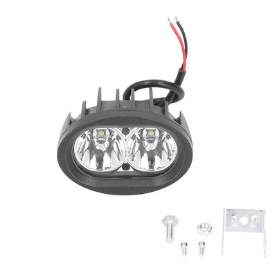 Auto-Arbeitslicht 2 LEDs 4 Zoll 20W IP67 Wasserdicht Aluminiumgehäuse für OffRoad-Lkw Boote