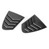 1 P  Rear Window Louver Left Right Scratch Resistant Side Window   Vent Louvers Scoop Cover Blinds for 5 Series F10 2011 to 2017