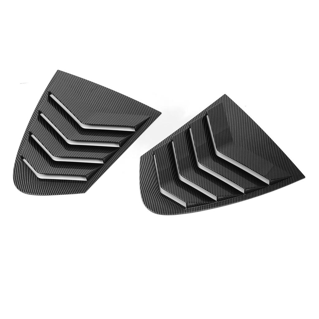 1 P Rear Window Louver Left Right Scratch Resistant Side Window Vent Louvers Scoop Cover Blinds for 5 Series F10 2011 to 2017