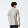 Qipai Men's Waffle Texture Short Sleeve Polo Shirt