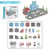 Digou Ice & Snow Park Diamond Pattern Magnetic Building Blocks for Kids