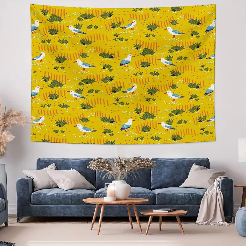 Wall Tapestry Aesthetic Room Decor Nature Landscape Vintage Floral Home Textile Couch Cover Backdrop Scenic Art