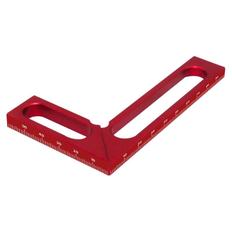 

L-shaped Ruler 90 Degree Right Angles Ruler Metal Steel Square Woodworking Ruler Measurement Tool Gauges