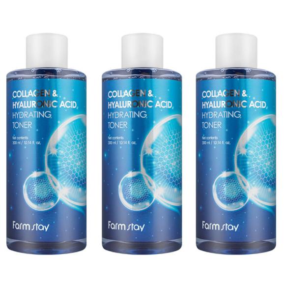 

Увлажняющий тоник с коллагеном и гиалуроновой кислотой Farm Stay 300 мл (3 варианта) 3PCS