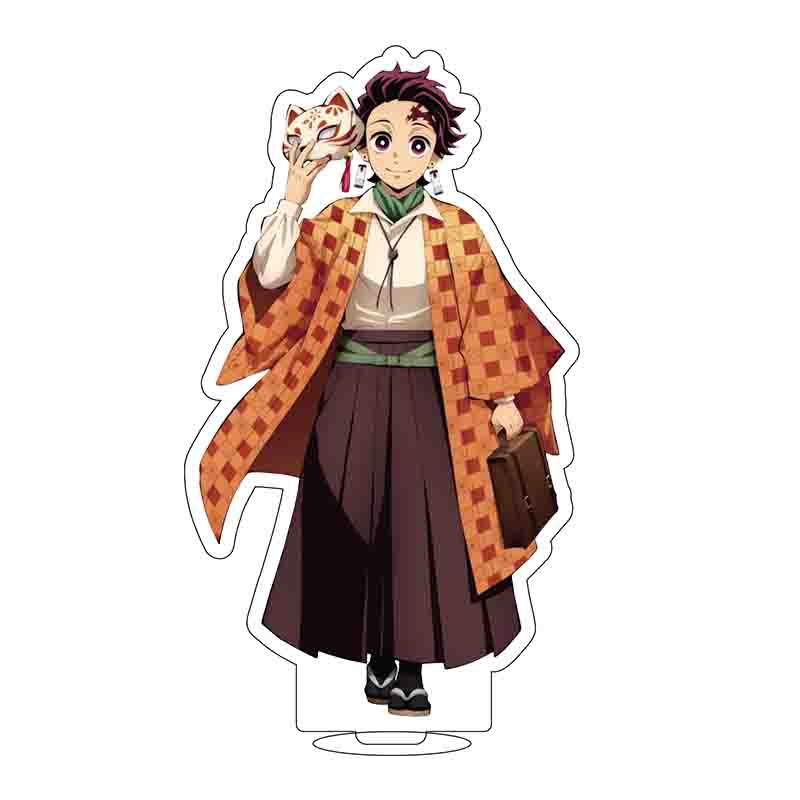 Anime Hashibira Inosuke Nezuko Kamado Tanjirou Acrylic Stand Anime Rengoku Kyoujurou Figure Model Cosplay Toy
