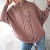 2024 Women's Batwing Sleeve Knit Sweater - Loose Plus Size, Autumn/Winter Collection