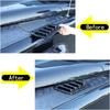 1 Pair Front Hood Vent Trim Covers For Land Rover Defender 90 110 130 2004-2019