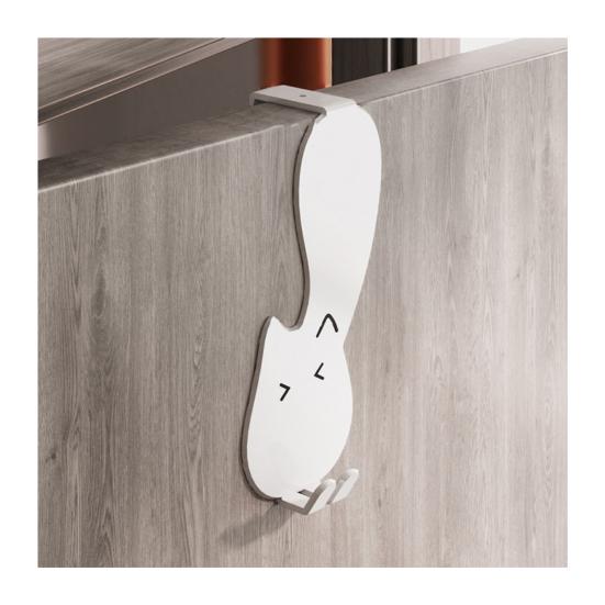 Behind The Door Hook No Drill Hooks Easy Hanging Waterproof Hook for Bathroom Kitchen Bedroom Balcony