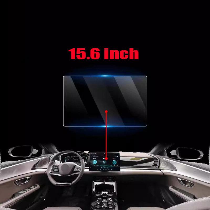 For BYD TANG EV    12.8 Inch 15.6 Inch Car GPS Navigation Screen Tempered Glass Protective Film Car Interior