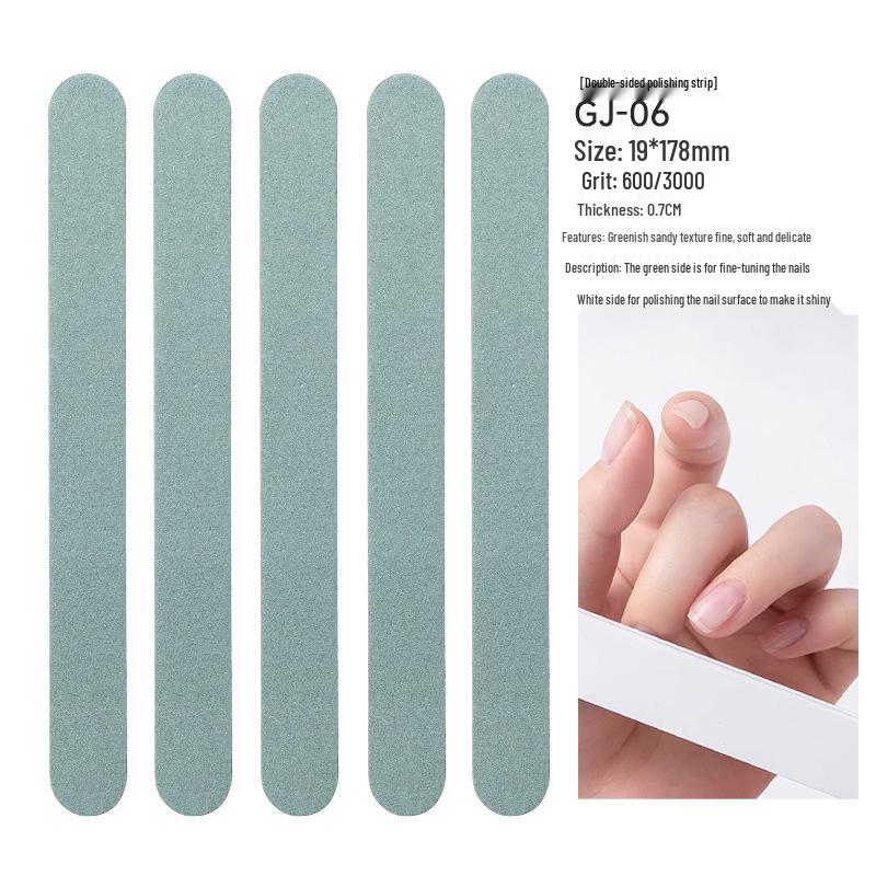 Double-Sided Sponge Nail File & Polishing Strip for Salons
