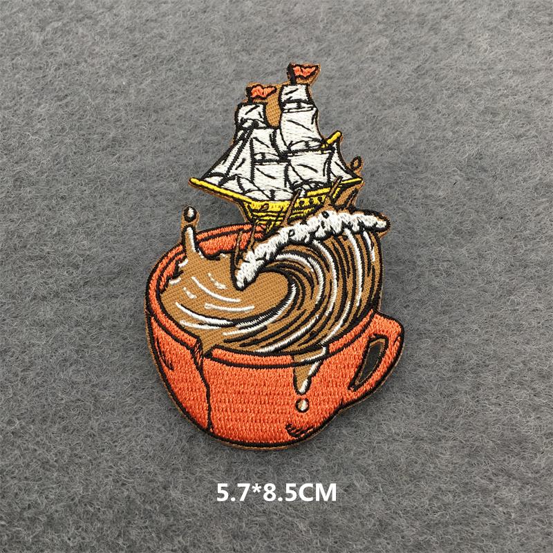 Text Stickers For Clothes Applications Sewing Patch Anime Clothes Patches Embroidery Patch Cartoon Ironing Applications