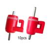 10 Pcs Red Spring Type Chicken With Nipple Drinking Water Drinking Fountain Mouth Water Poultry Farming Equipment