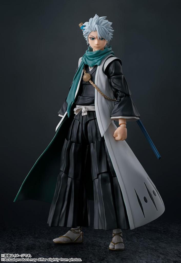 TAMASHII NATIONS BLEACH Toshiro Hitsugaya ca. 135 mm bemalte bewegliche Figur SHFiguarts PVC&ABS