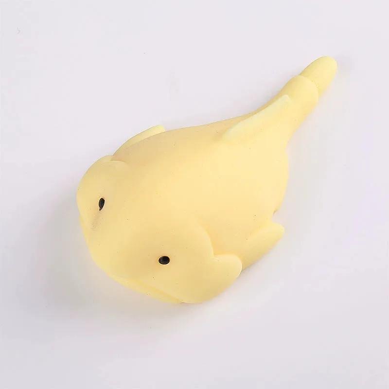 Kreative Blobfisch-Figuren Fidget Ausdruck Spaßvogel Fisch Statue Dehnbares Quetsch-Tierfigur Niedliche Sensorische Heimdekoration