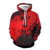 Fashion Blood Graphic Hoodie Men Novelty 2025 3D Print Terror Halloween Pullover Sweatshirt Plus Size Cosplay Tracksuit Hoodies