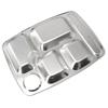 Enjoy A Balanced Meal Reliable Easy To Clean And Reuse Dinner Plate Lunch Container Safe And Large Stainless Steel