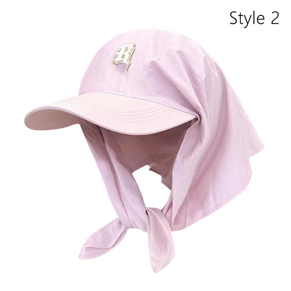 

Быстросохнущие шапки-банданы Защита шеи от УФ-лучей Кепка с козырьком Солнцезащитная шляпа для женщин Весна и Лето Style 2