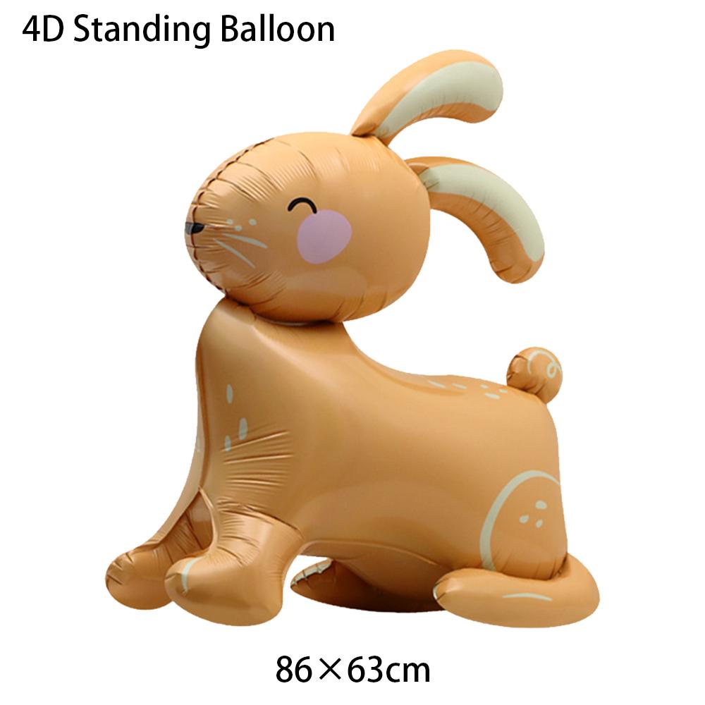 Farm Chick Foil Balloon White Goose Duck Pig Sheep Chicken Walking Animal Balloons Baby Shower Farm Theme Birthday Party Supplie