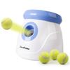 Pet Prime Automatic Ball Launcher for Dogs with 3 Launch Distances and 3 Mini Tennis Balls