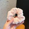 Plush Pig Intestine Hair Tie – Milk Coffee Color: 2025 Christmas Autumn Winter Series Hair Accessories