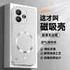 Applicable To Realme12Pro Mobile Phone Case Borderless Magnetic Suction Ring Realme GT6 Hard Case Magnetic Heat Dissipation Prevention