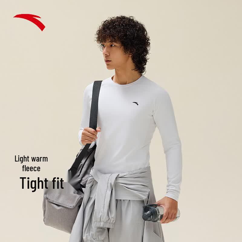 Anta Men s Winter Fleece Compression Training Top L