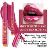 6 Farben Fettiges Lippenöl Click Slick, Press-Lippenstift-Set, Feuchtigkeitsspendender Lippenbalsam, Hochpigmentiertes Glanz-Lippenöl, Langanhaltend, Leichtes und Glänzendes Lippen-Plumper mit