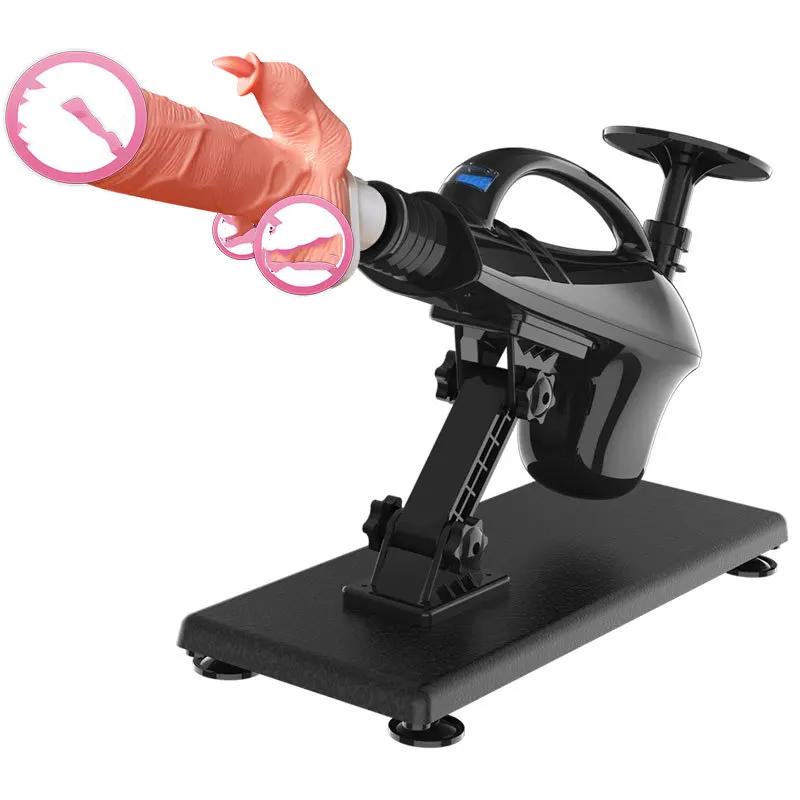 Adult Product Counting Gun Machine for Women, Heating, Shaking, Tongue Licking and Masturbating Device, Simulation of Penis Insertion, for 18+