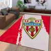 UD Almeria Logo Red Carpet suitable as a non-slip mat for the living room or bedroom sofa