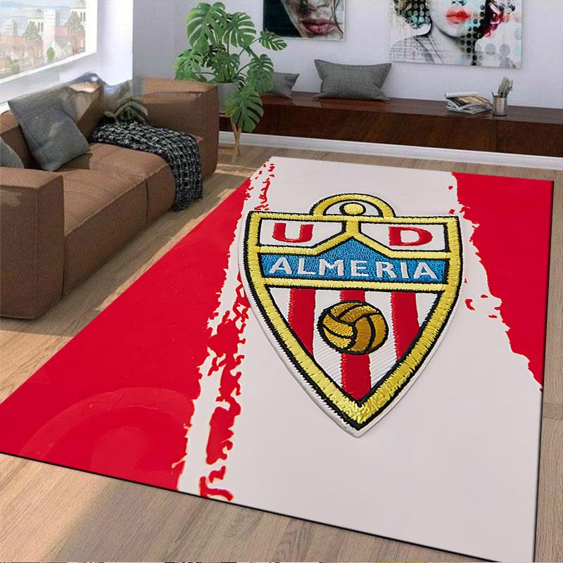 UD Almeria Logo Red Carpet suitable as a non-slip mat for the living room or bedroom sofa
