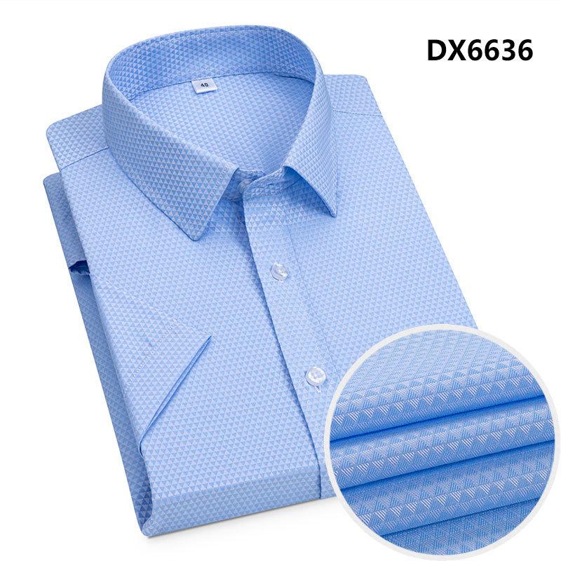 Kareli Gömlek Erkek Kısa Kollu Ütü Gerektirmeyen Yazlık İş Gündelik Erkek Dirsek Kollu Üst Gömlek