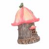 Gnome Fairy House Resin Dustproof Waterproof Garden Gnomes House Figurine for Yard Lawn Outside Decor