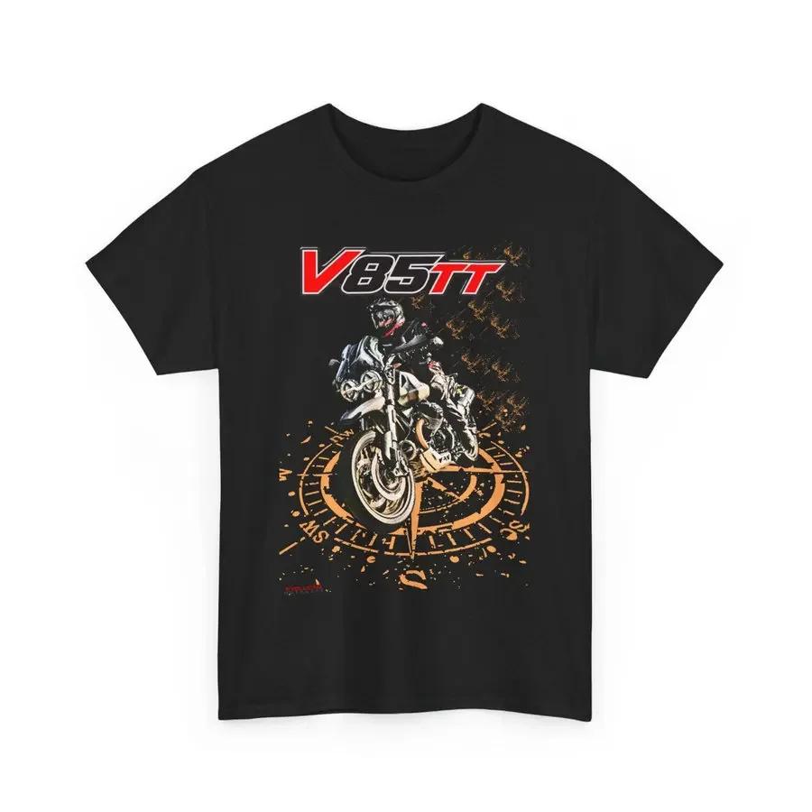 537 Włochy Mg Motocykl V85 Tt Koszulka T-shirt Unisex Top dla Kierowcy Dla Fanów Prezent Wyścigowy