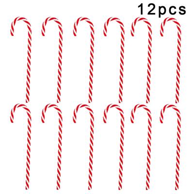 12Pcs 15cm Christmas Candy Canes Xmas Tree Hanging Ornaments Decoration