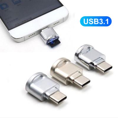 Mini Metal USB Secure Digital TF 3.1 Micro Memory Type-C Card Reader OTG
