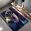 Colorful Michael Jackson Artwork suitable as a non-slip mat for the living room or bedroom sofa