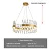 Modern C Shaped Chandelier Round S Shaped Crystal Chandelier for Living Room Dining Room Lamp LED Crystal Pendant Light Lighting