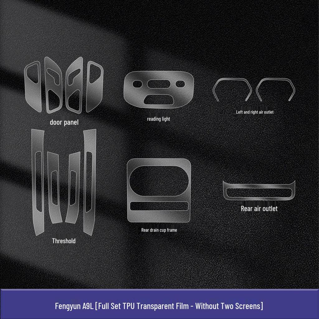 Chery Fengyun A9L Navigation Screen Tempered Glass Protector