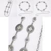 Womens Metal Waist Chain With Artistic Engraving For Multiseason Casual Wear