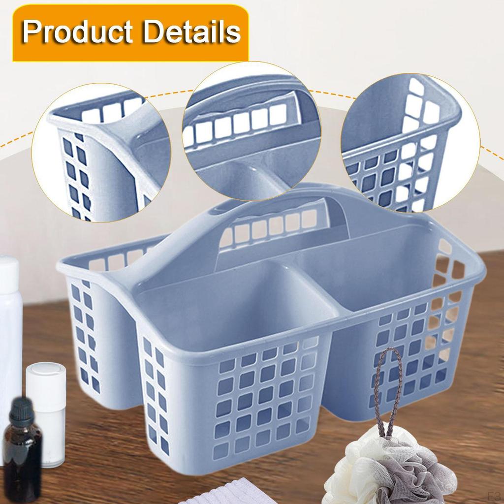 Coș de duș Organizator de baie Coș multifuncțional, cu compartimente, Depozitare tip geantă