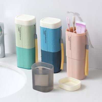 Travel Portable Toothbrush Storage Case Box Toothbrush Holder Cover Wash Cup Toilet Storage Box Bathroom Accessorie