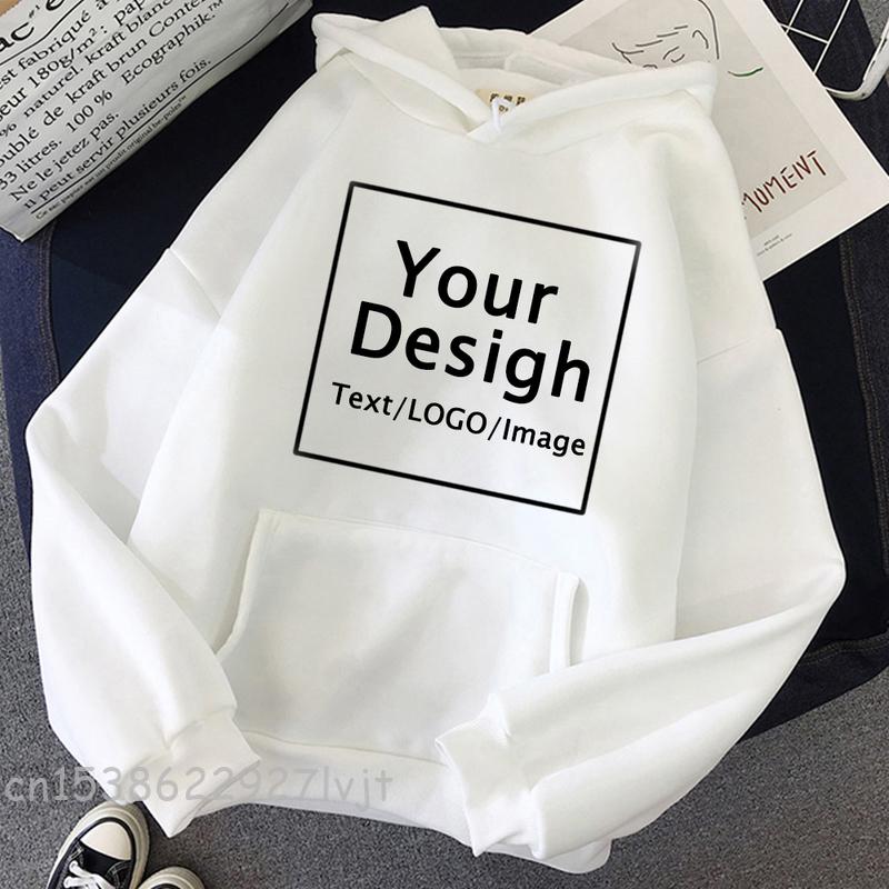 Customized Printed Diy07 Text Logo Image Hoodie Women's Customized Hoodie Customized Logo Personalized Hoodie