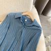 Shirt for Women Summer Oversize Cotton Loose Blouse Casual Long Sleeve Pullover Soft Loose Shirt Top