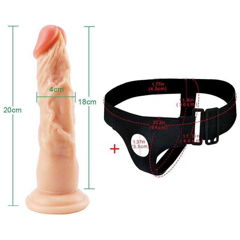 Lesbian Strap On Dildo Pants Adjustable Belt Strap Ons Harness for Women Strapon Panties with O-Rings Wearable Sex Toys