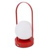 LED Moon Lamp Portable Rechargeable Bedroom Bedside Light 3 Color Temperature Adjustable Decorative Desk Lamp