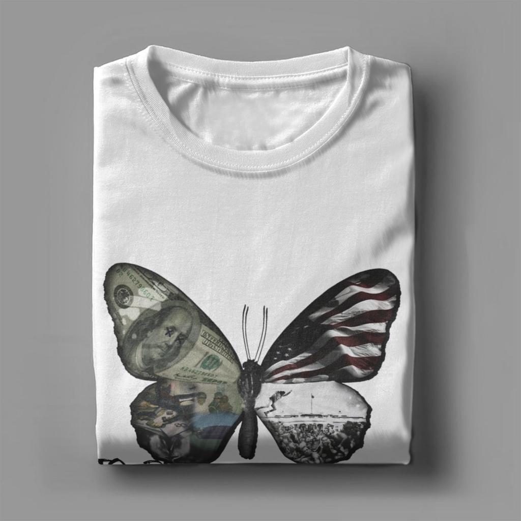 Men To Pimp A Butterfly Kendrick Lamar T Shirts Pure Cotton Tops Fashion Short Sleeve Crew Neck Tee Shirt Plus Size T-Shirt