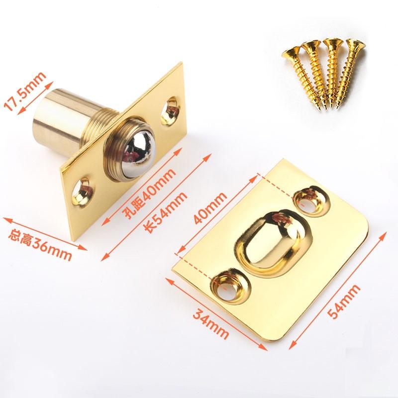 Door Stop Magnetic Door Stopper for Bathroom KTV Stainless Steel Closet Door Spring Ball Catch